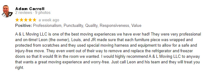 5 star review
